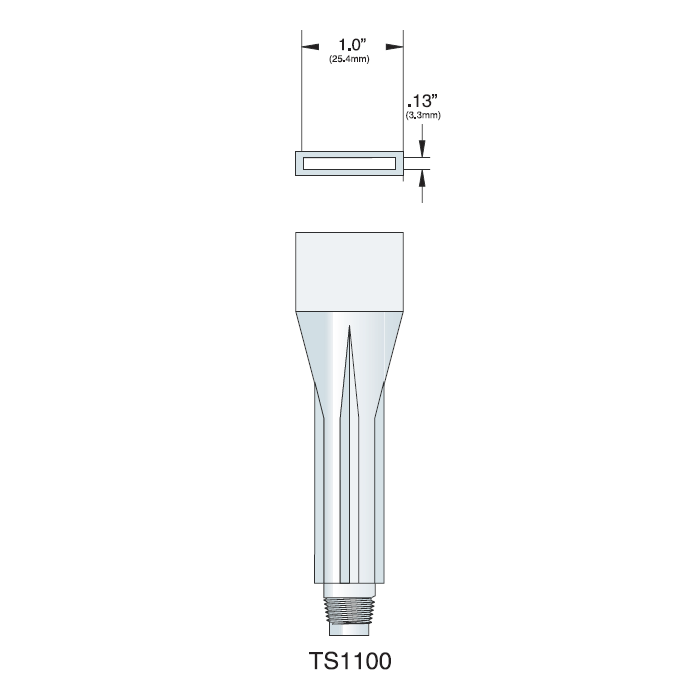 胶嘴，吊具44 LG，1“x 1/8”开口，HDPE